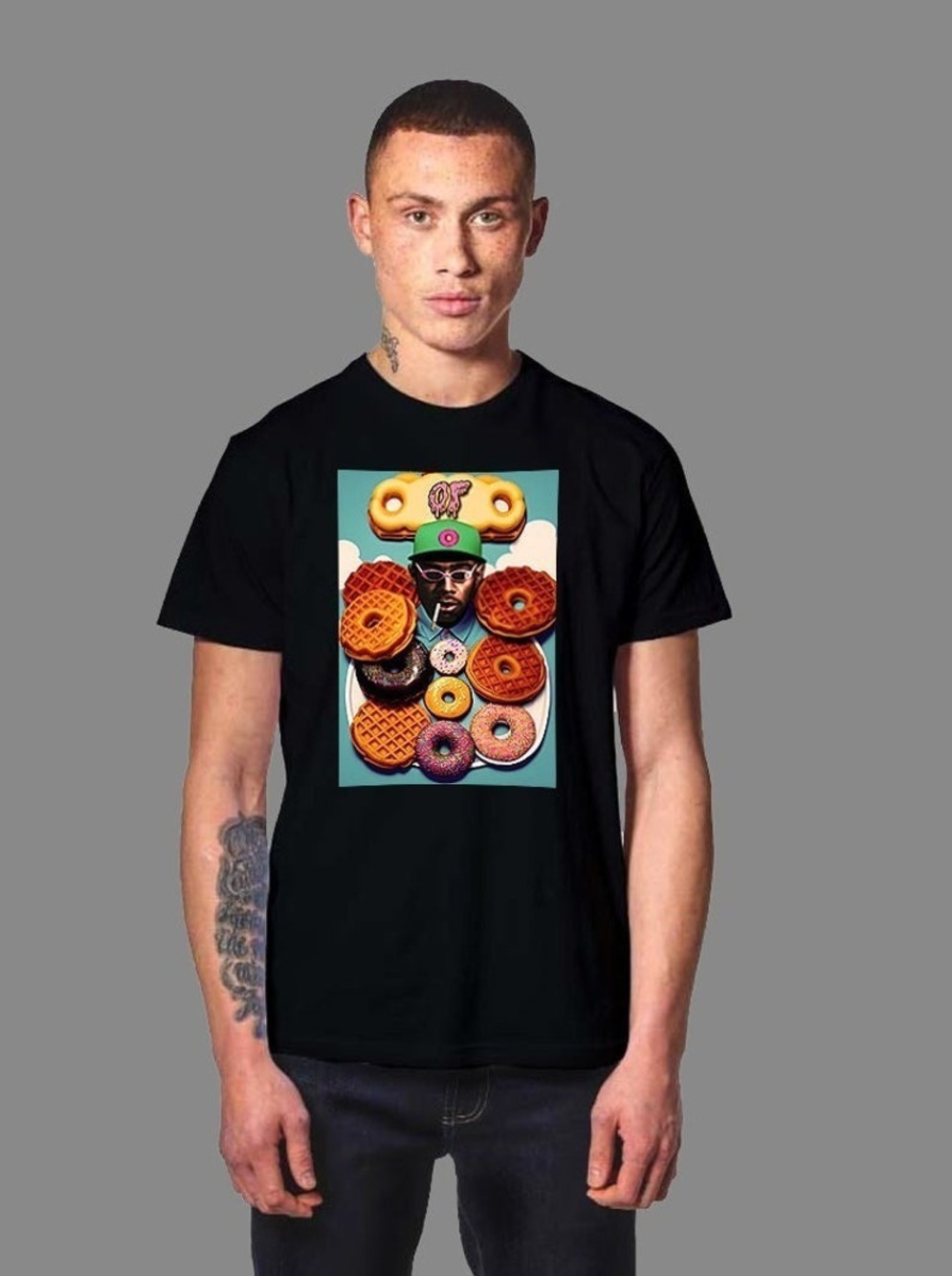 Tyler The Creator From Odd Future In Donuts And Waffles T-Shirt